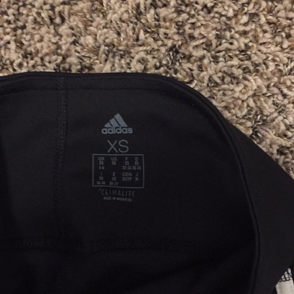 Adidas 3 striped black leggings - Picture 3 of 4